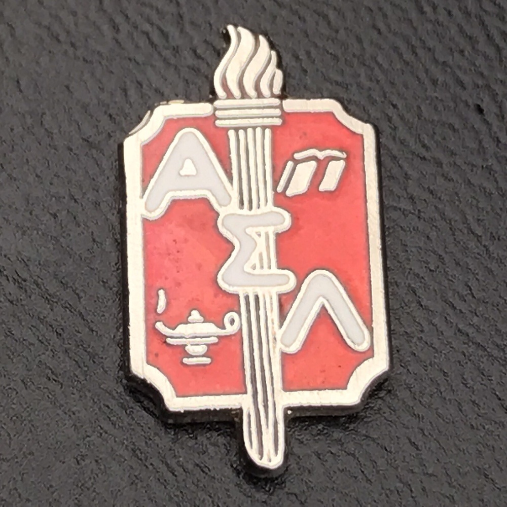 Alpha Sigma Alpha Greek Enamel Torch Lapel Pin – ΑΣΑ Sorority Vintage
